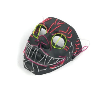 EL cold light illuminating mask Elvis styling holiday party ball celebration illuminating supplies