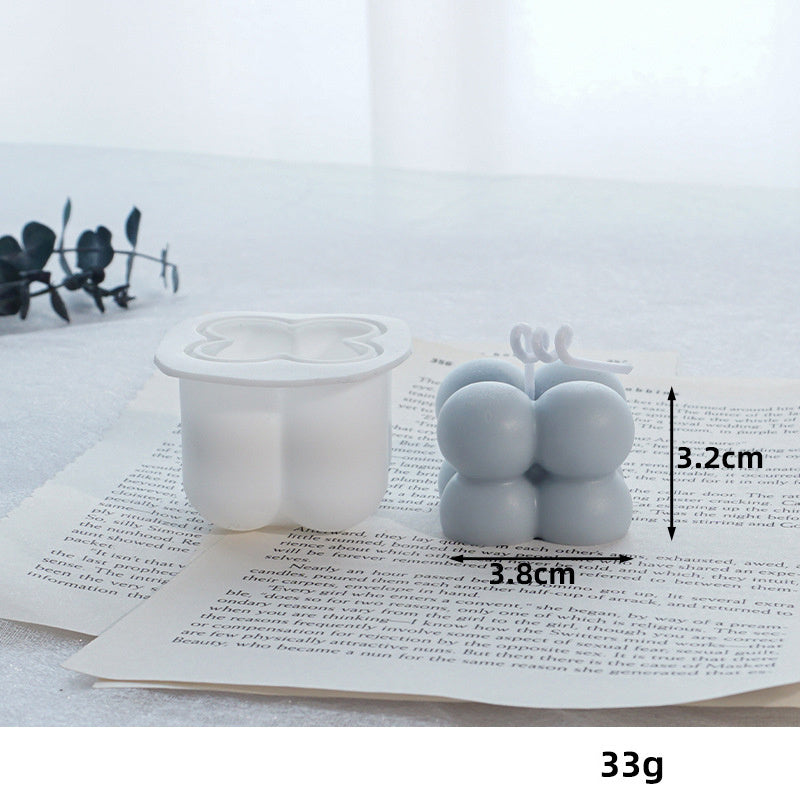 Magic Ball Square Spherical Rubik'S Cube Candle Diy Handmade Aromatherapy Candle Multilayer Ball Mold