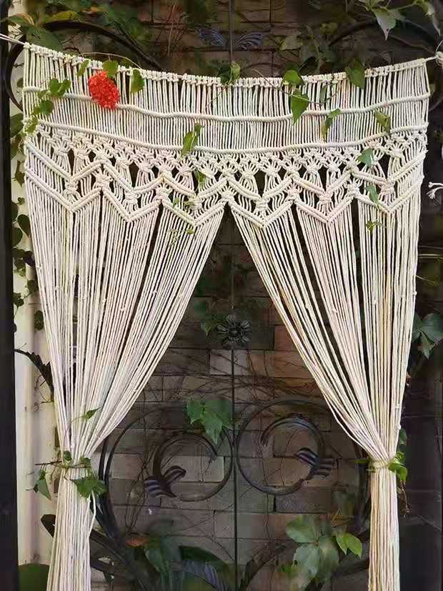 Hot-selling Door Curtain Tapestry Bohemian Style Handmade Cotton Woven