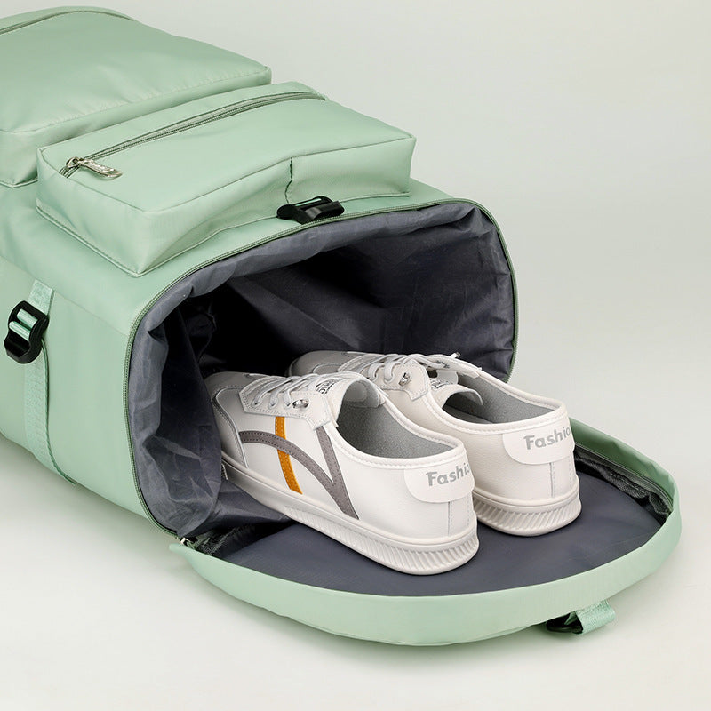 Men's And Women's Large Capacity Dry Wet Separation Fitness Backpack Short-distance Luggage Bag