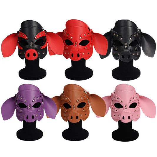 Pig Head Mask Party Role Play Mask Sexy Toy Supplies
