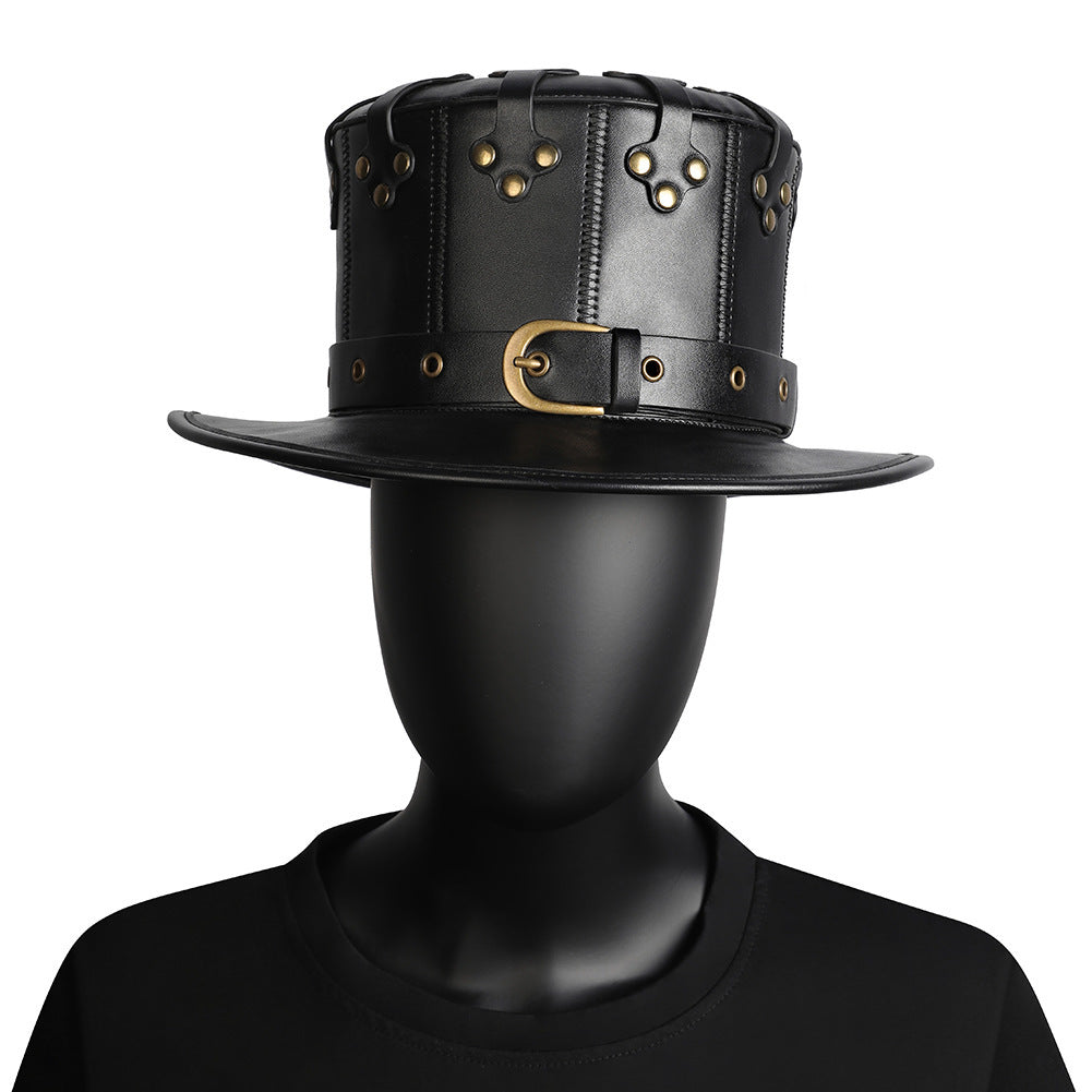 European And American Punk Plague Doctor Neutral Magic Hat