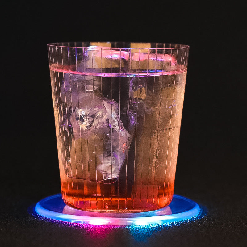 LED Luminous Coaster Glowing Coaster Cocktail Coaster Party Supplies