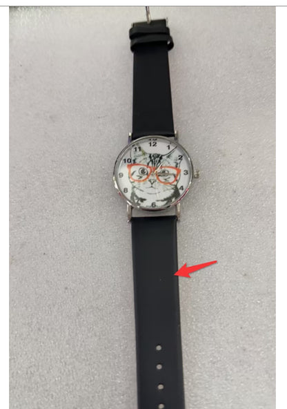 Cute Lady Simple Fashion Trendy Eyes Cat Digital Watch