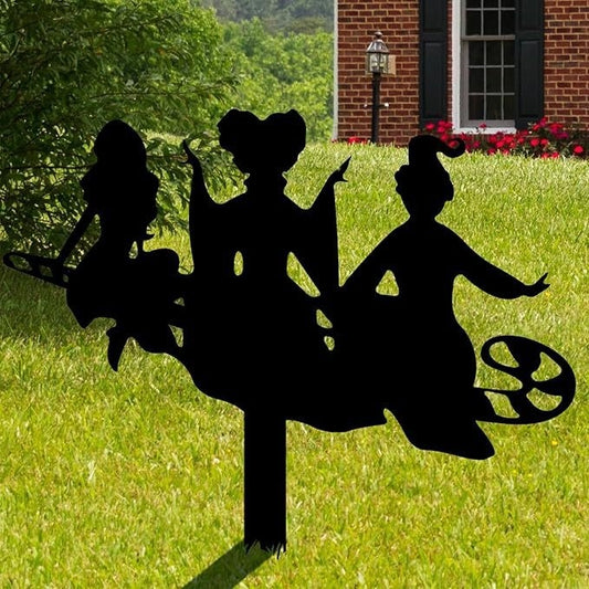 Halloween Witch Floor Outlet Decoration Outdoor Trick Or Treat Party Supplies