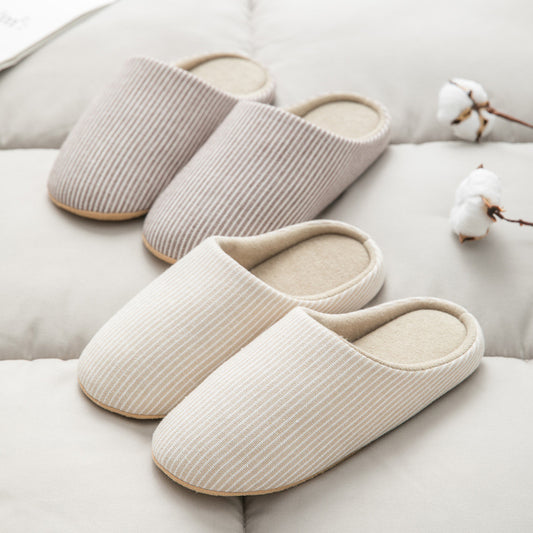 Indoor Soft Bottom Plus Size Non-slip Silent Cloth Bottom Slippers