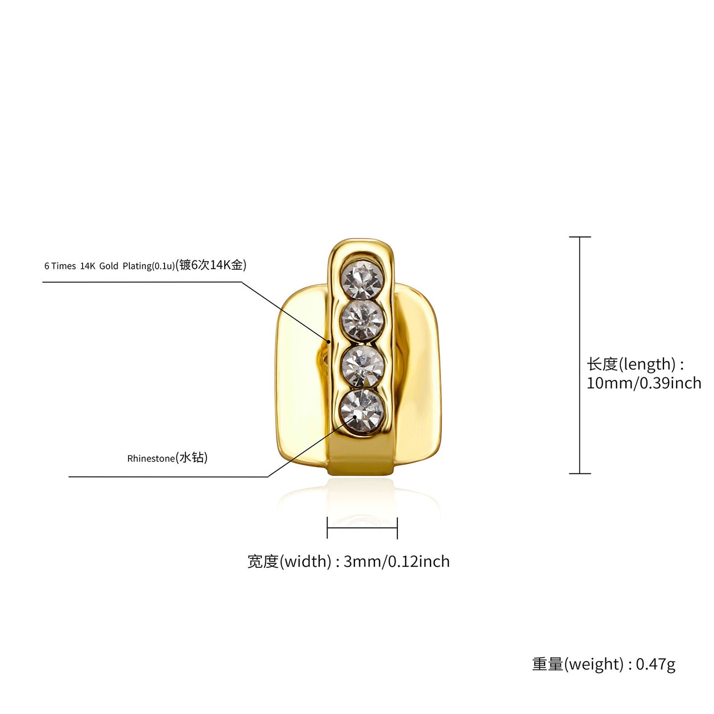 Hip Hop Tooth Socket Single And Double Combination Accessories