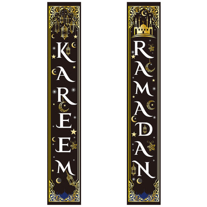 Festival Party Supplies Photo Decorative Fabric Couplet Banner
