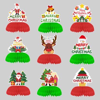 Christmas Honeycomb Decoration Table Decoration Theme Party Supplies Decorations